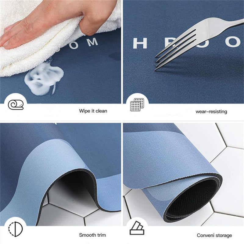 ShowerDry® - Tapete Para Banheiro Antiderrapante Ultra Absolvente